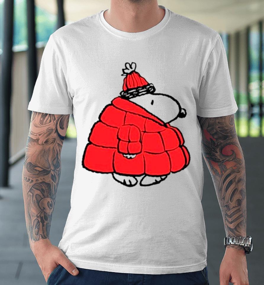 Snoopy Winter Puffy Premium T-Shirt