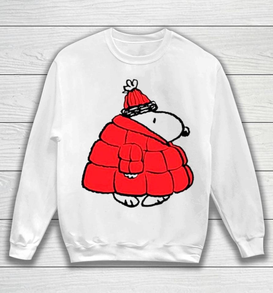 Snoopy Winter Puffy Sweatshirt