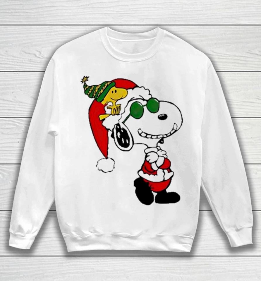 Snoopy Woodstock Peanuts Merry Christmas Sweatshirt
