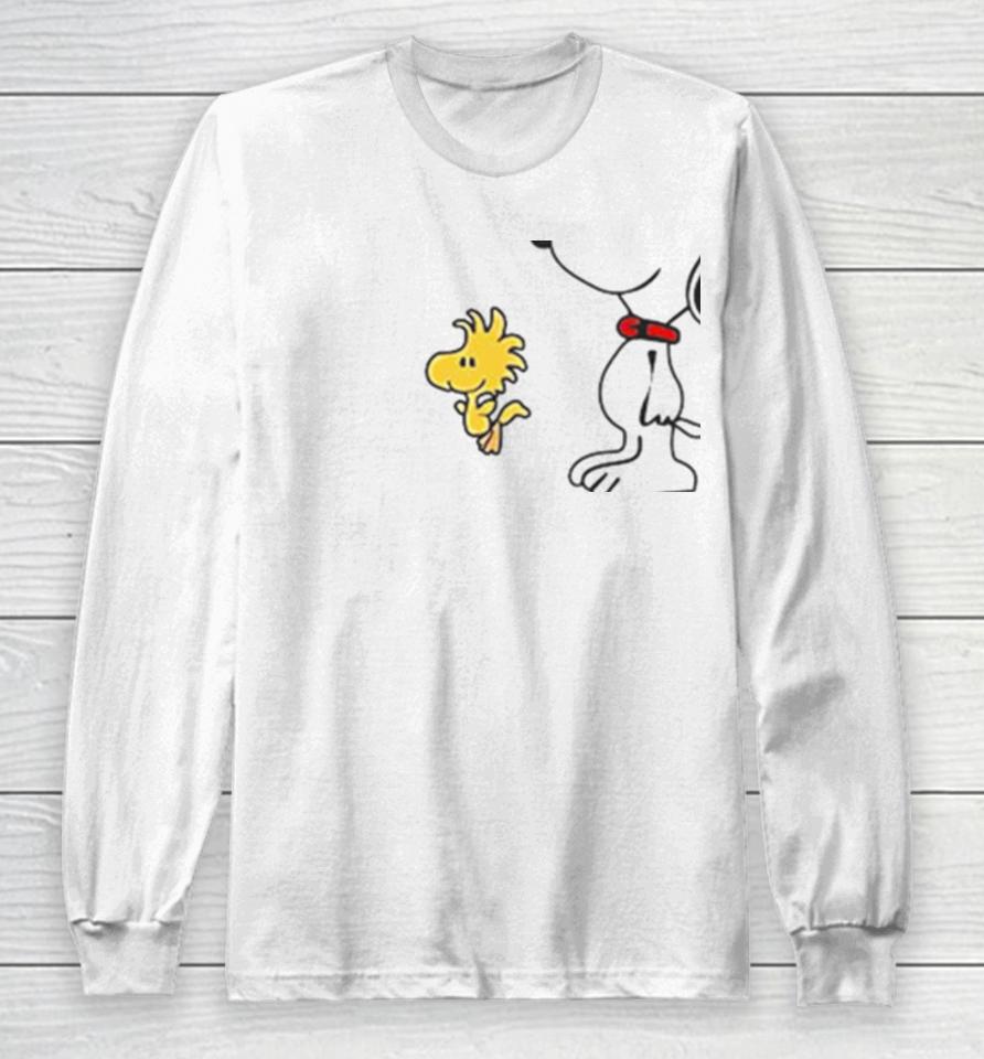 Snoopy Woodstock Sometimes I Talk To Myself Then We Both Laugh And Laugh Long Sleeve T-Shirt