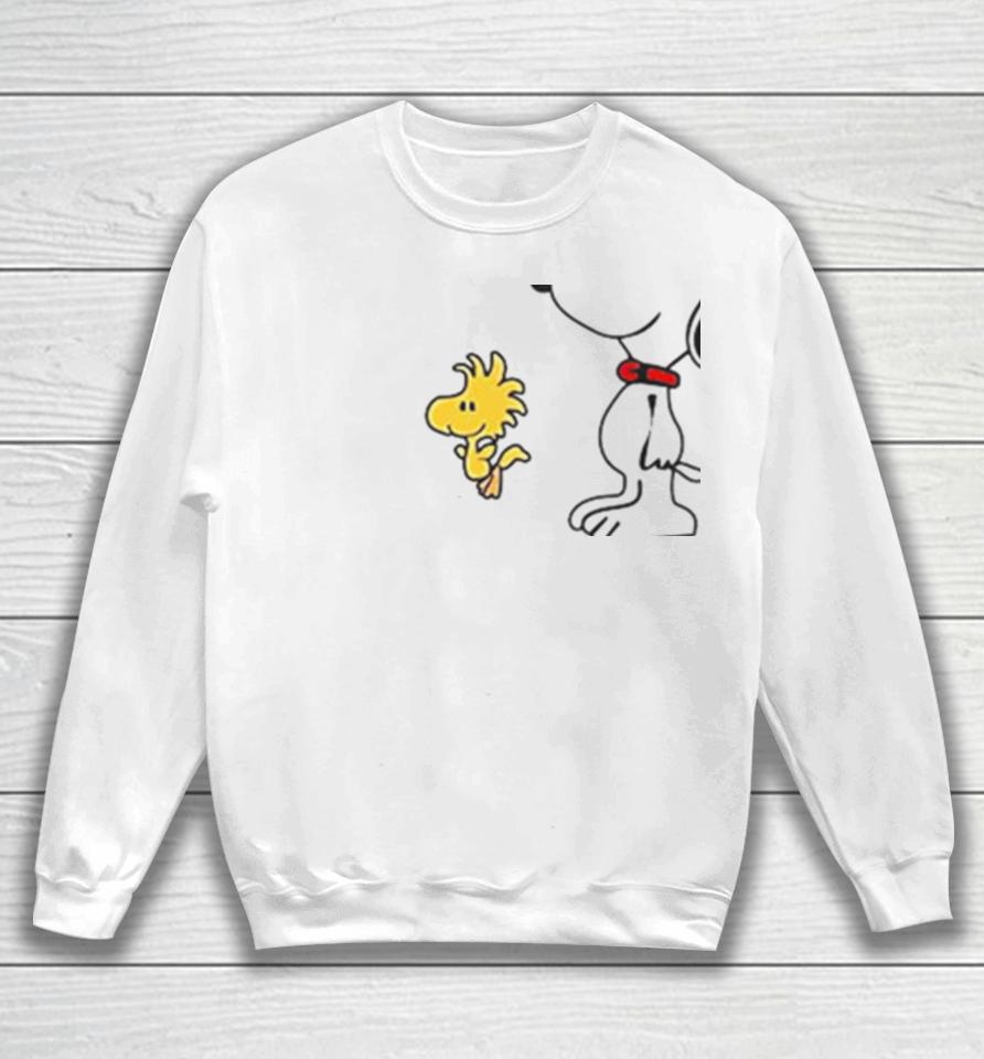 Snoopy Woodstock Sometimes I Talk To Myself Then We Both Laugh And Laugh Sweatshirt