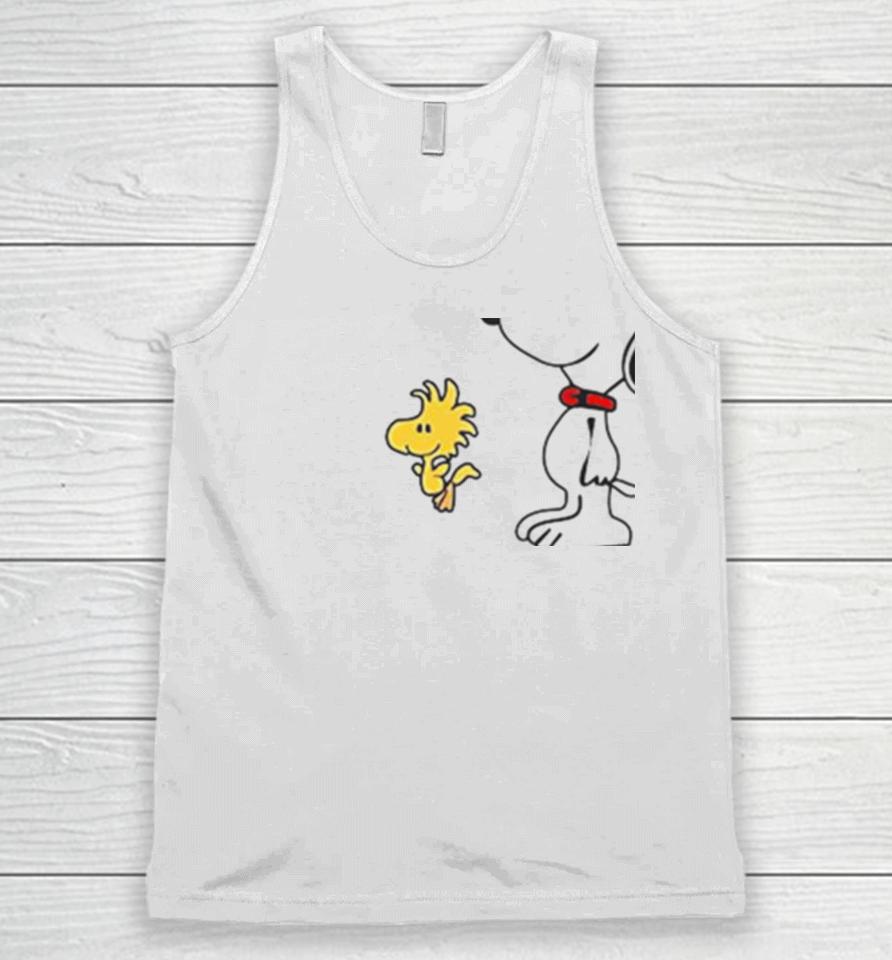 Snoopy Woodstock Sometimes I Talk To Myself Then We Both Laugh And Laugh Unisex Tank Top