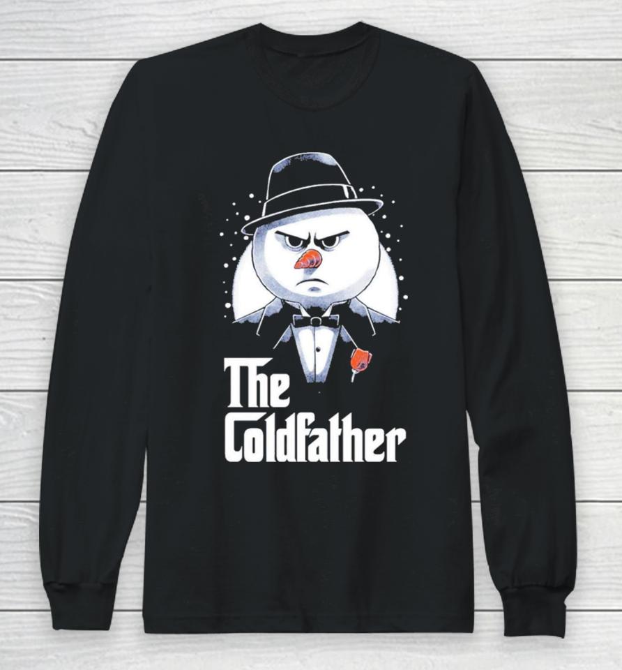 Snowman The Codfather Merry Christmas Long Sleeve T-Shirt