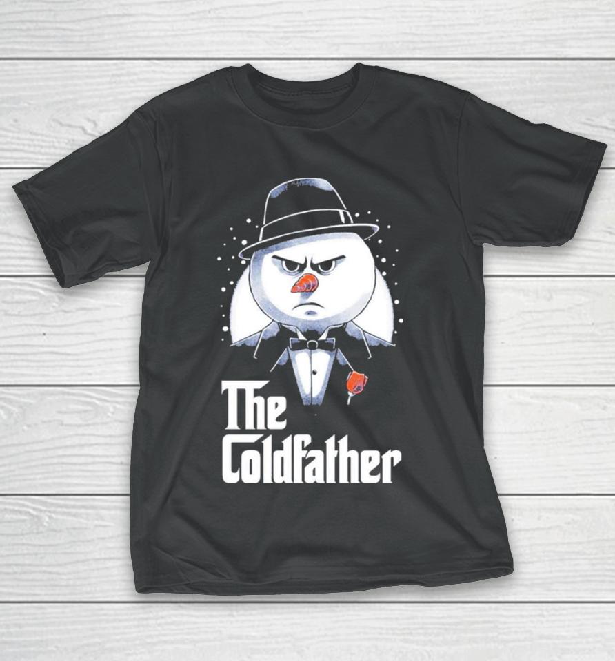 Snowman The Codfather Merry Christmas T-Shirt