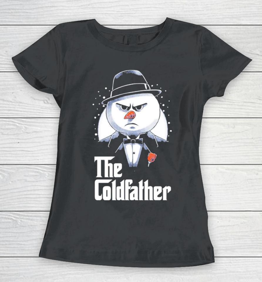 Snowman The Codfather Merry Christmas Women T-Shirt