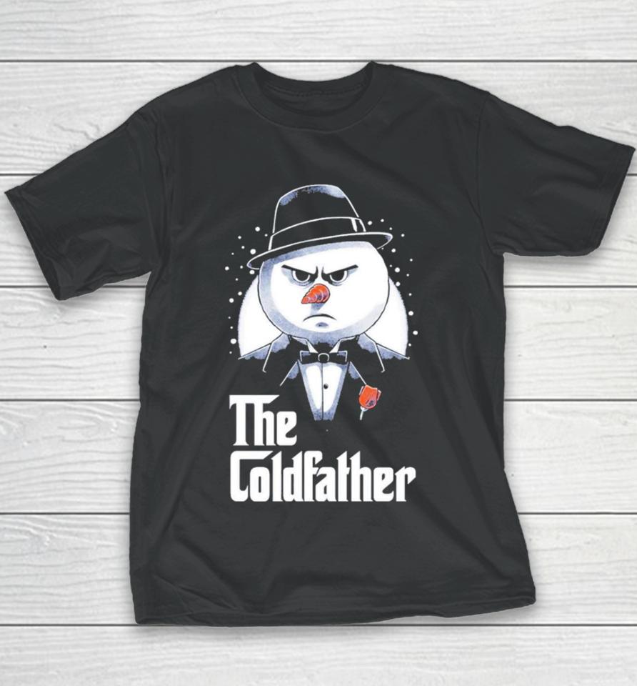 Snowman The Codfather Merry Christmas Youth T-Shirt
