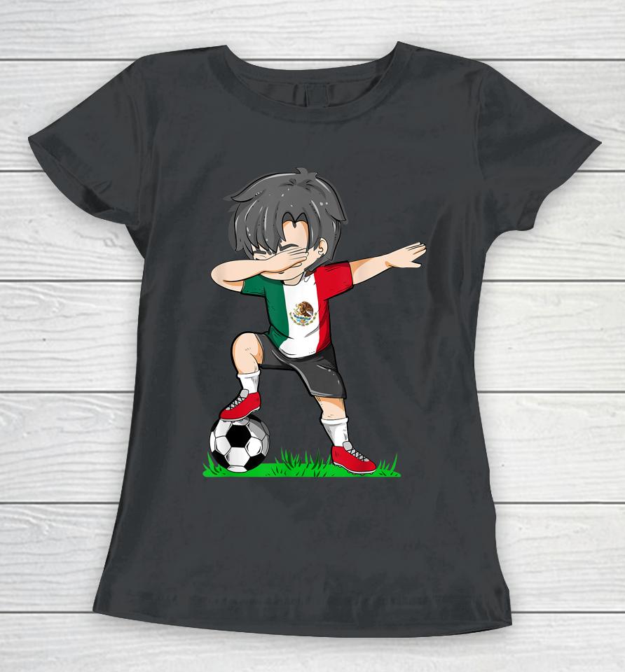 Soccer Mexico Jersey Shirt Mexican Flag Football Women T-Shirt