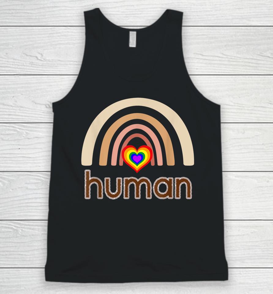 Social Justice Lgbtq Pride Anti Racism Human Rights Equality Unisex Tank Top