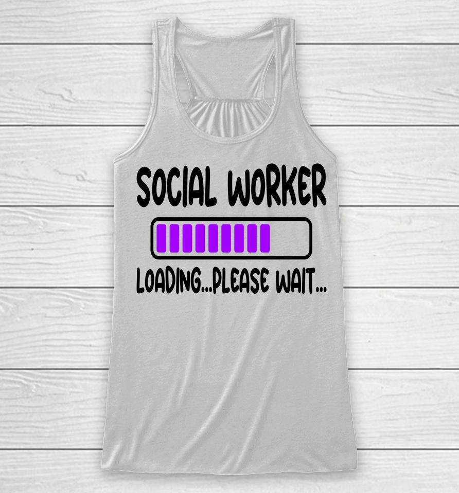 Social Work Student Future Social Worker Msw Masters Bsw Racerback Tank