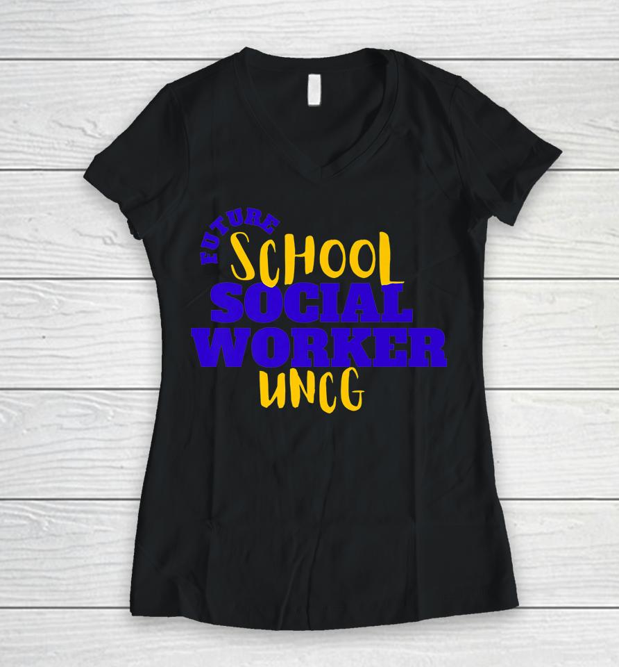 Social Worker Women V-Neck T-Shirt