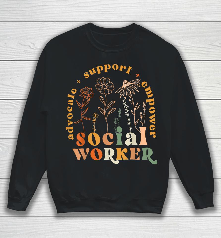 Social Worker T Shirt Funny Social Work Month Sweatshirt