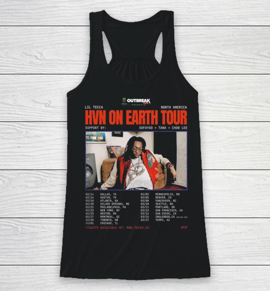 Sofaygo Will Be Joining Lil Tecca On His Hvn On Earth Tour Racerback Tank