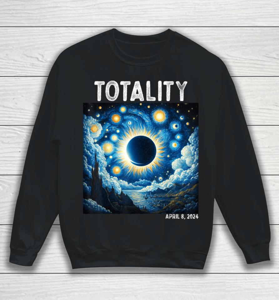 Solar Eclipse 2024 Totality April 8Th Astronomy Science Sweatshirt