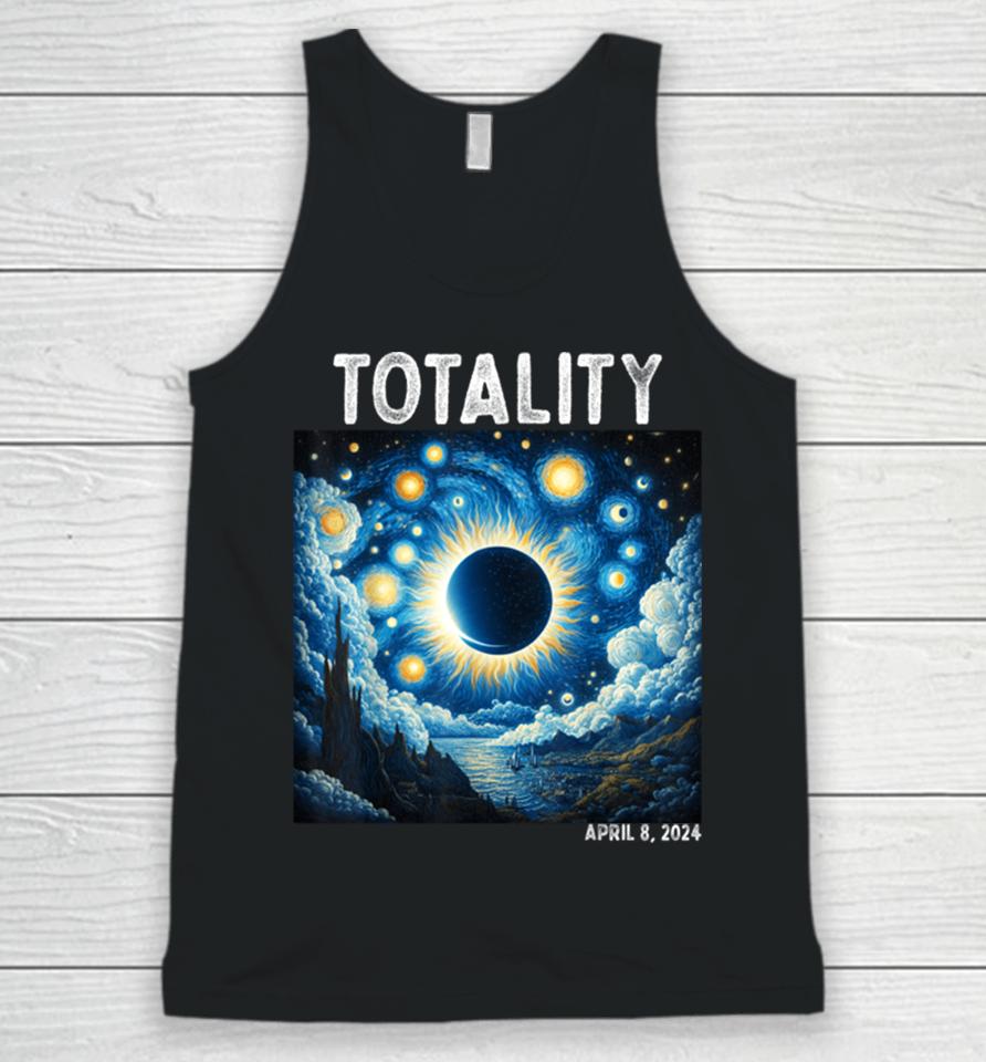 Solar Eclipse 2024 Totality April 8Th Astronomy Science Unisex Tank Top