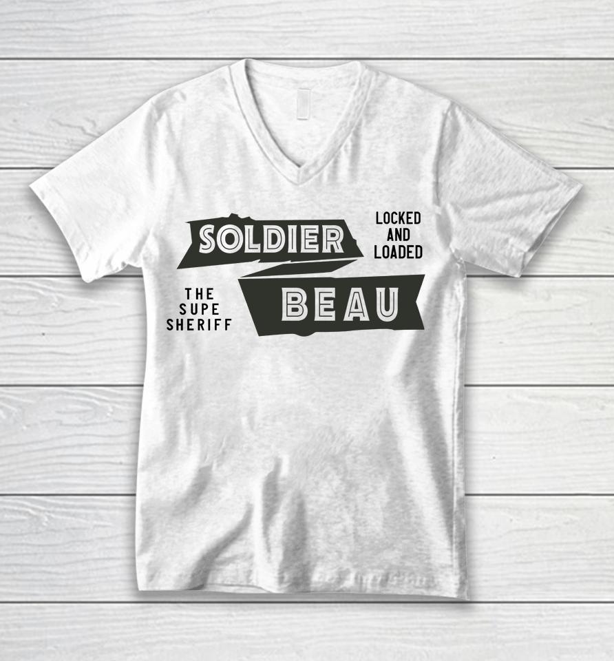 Soldier Beau Unisex V-Neck T-Shirt