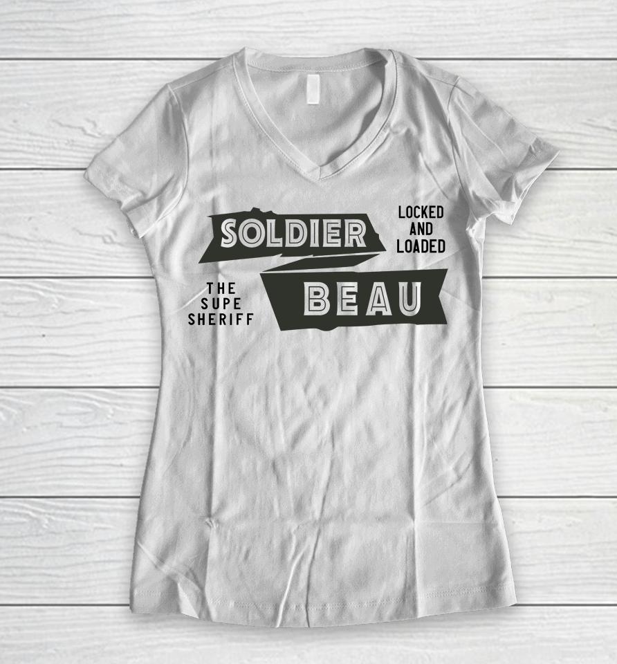 Soldier Beau Women V-Neck T-Shirt
