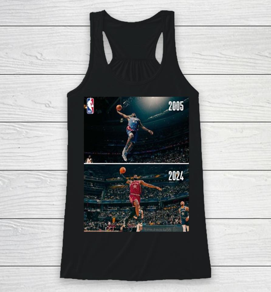 Some Things Never Change The Iconic Dunk Of Lebron James The King In Nba All Star Racerback Tank
