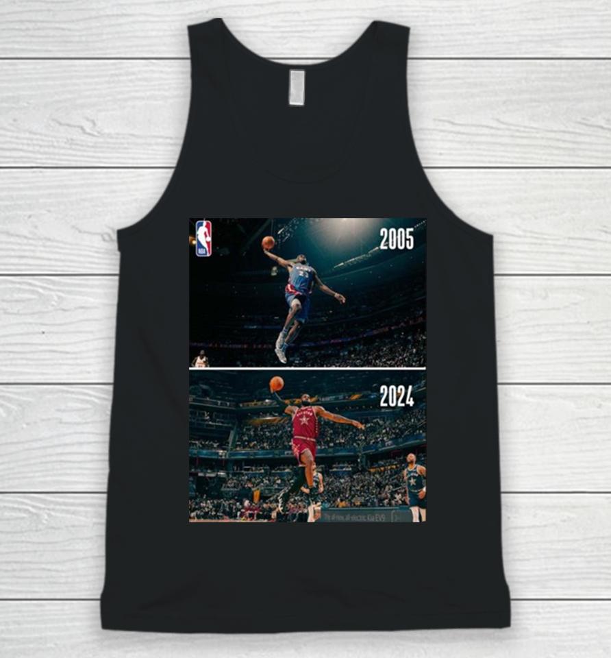 Some Things Never Change The Iconic Dunk Of Lebron James The King In Nba All Star Unisex Tank Top