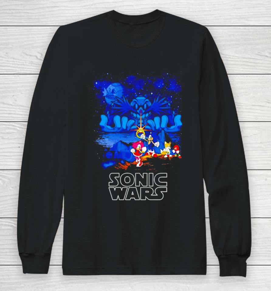 Sonic Wars Hedgehog Battle Long Sleeve T-Shirt