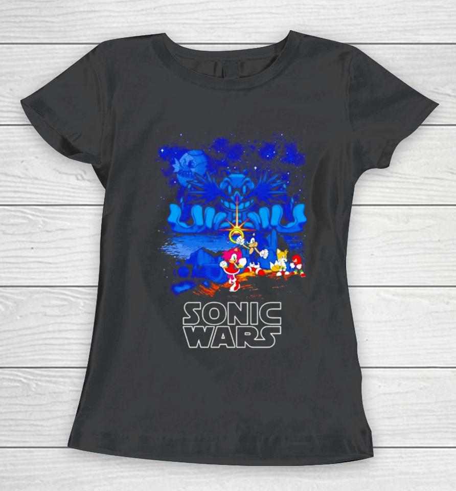 Sonic Wars Hedgehog Battle Women T-Shirt