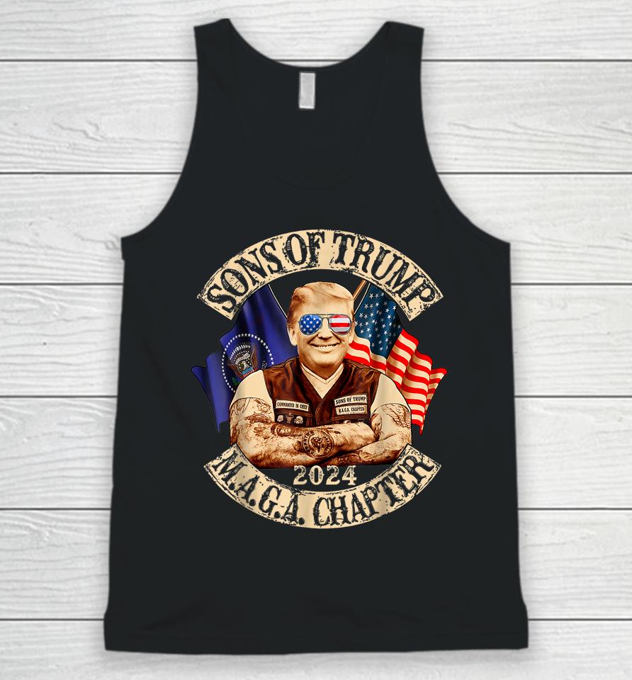 Sons Of Trump Maga Chapter 2024 Unisex Tank Top