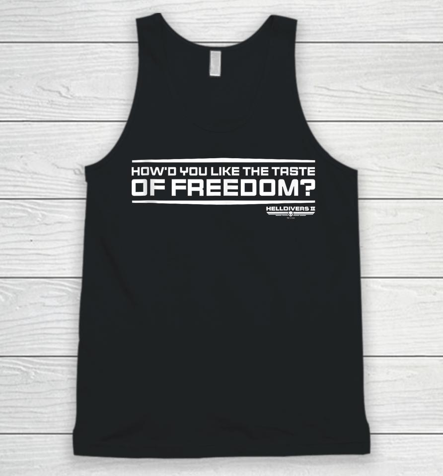 Sony Playstation Video Game Taste Of Freedom Unisex Tank Top