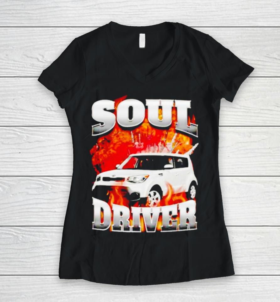 Soul Driver Women V-Neck T-Shirt
