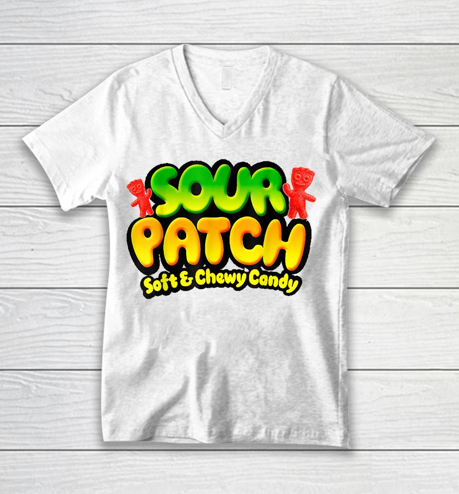 Sour Candy Patch Unisex V-Neck T-Shirt