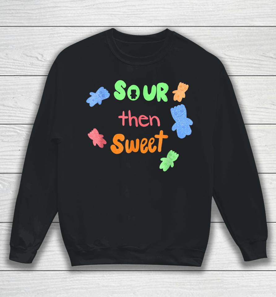 Sour Then Sweet Sour Candy Patch Christmas Sweatshirt