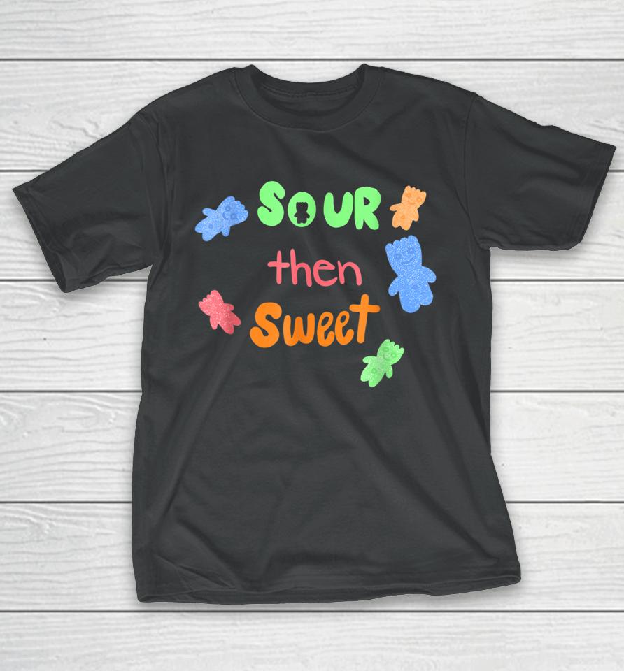 Sour Then Sweet Sour Candy Patch Christmas T-Shirt