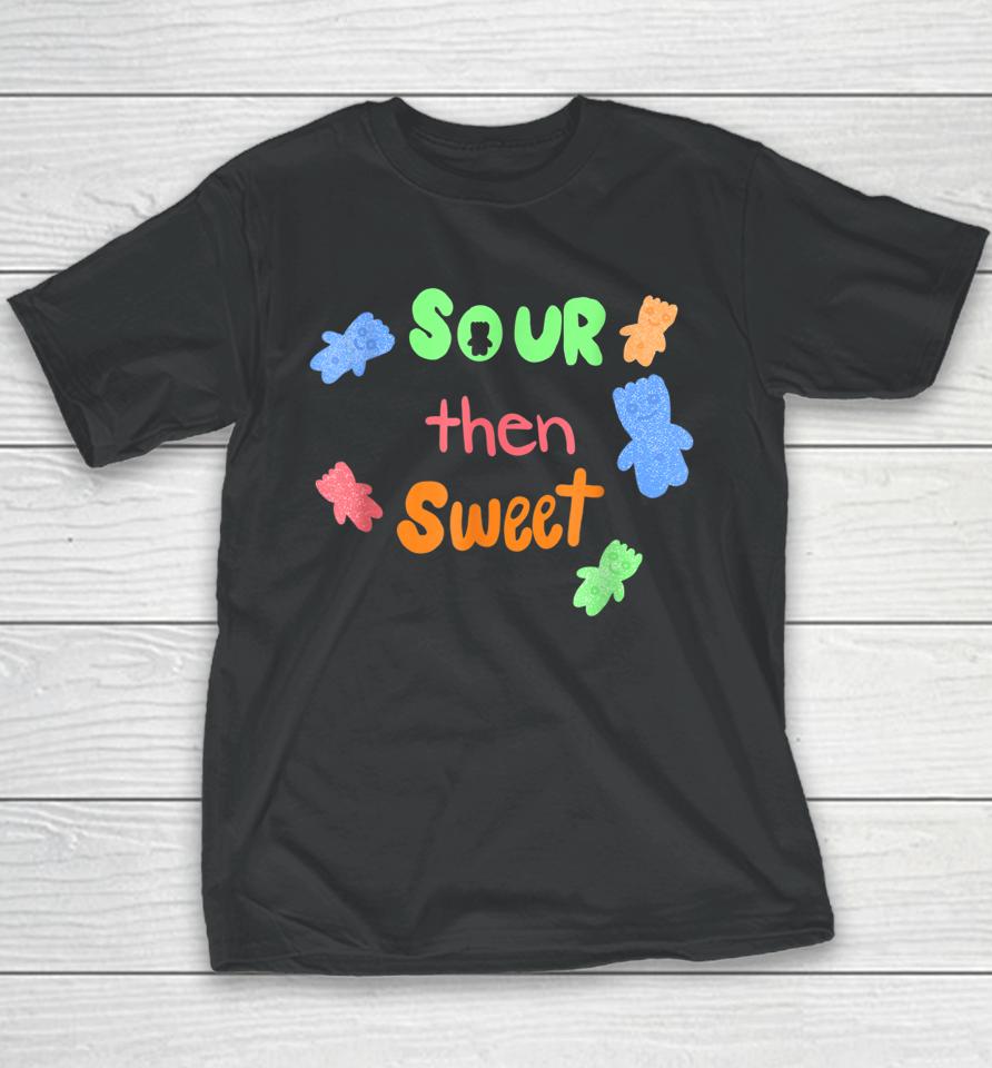 Sour Then Sweet Sour Candy Patch Christmas Youth T-Shirt