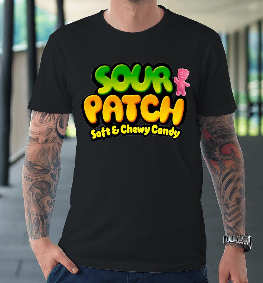 Sour Then Sweet Sour Candy Patch Premium T-Shirt