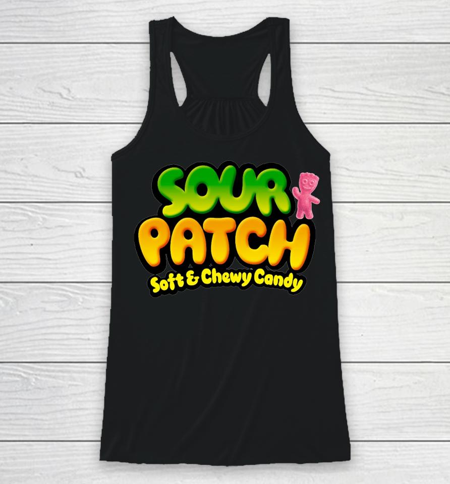 Sour Then Sweet Sour Candy Patch Racerback Tank