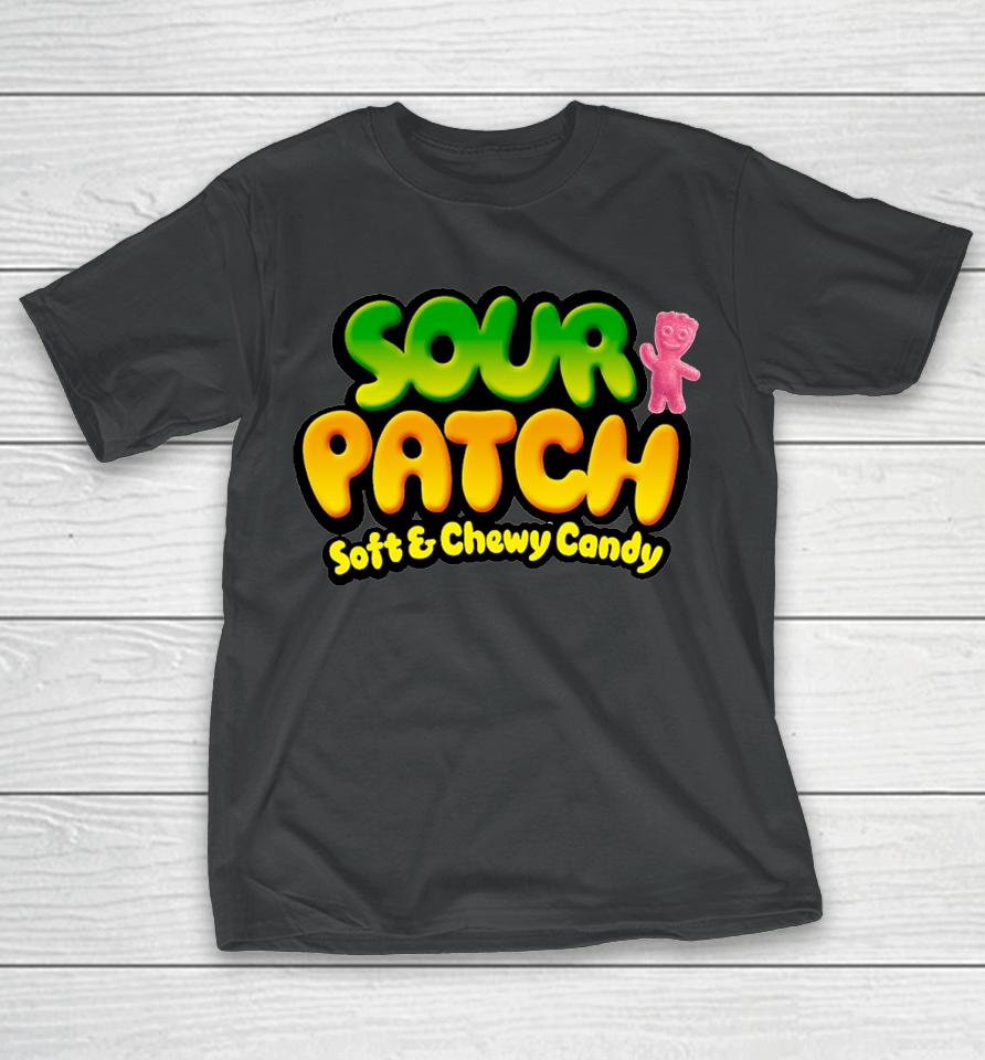 Sour Then Sweet Sour Candy Patch T-Shirt