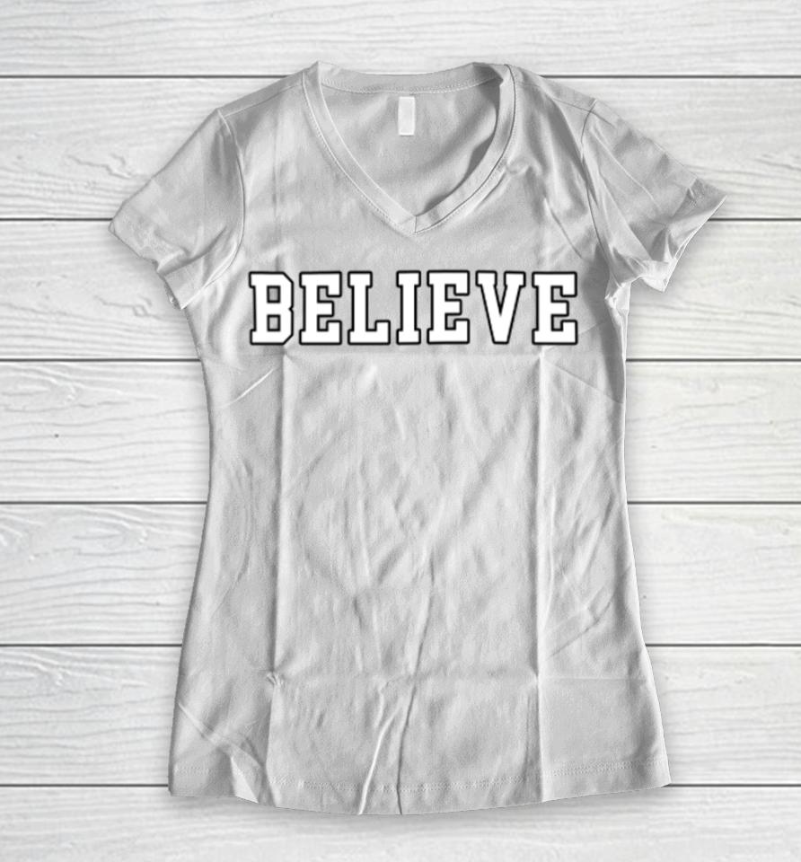 South Carolina Believe Women V-Neck T-Shirt