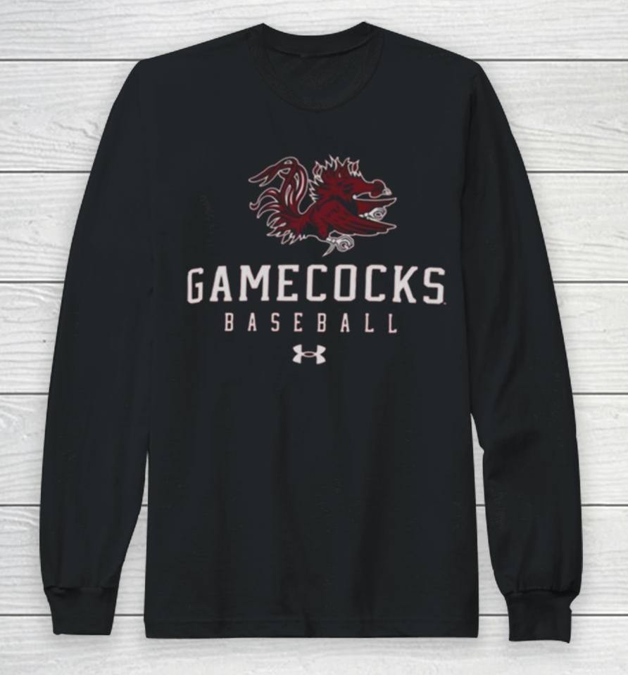 South Carolina Gamecocks Garnet Baseball Tech Performance Long Sleeve T-Shirt