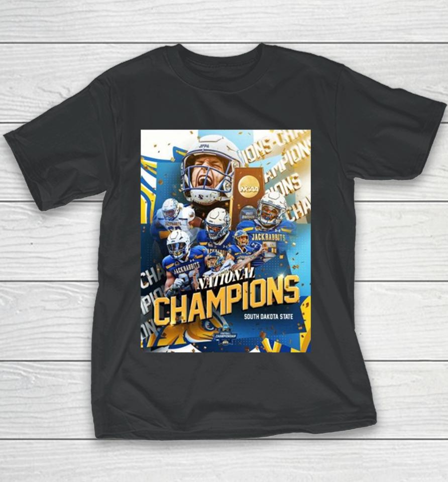 South Dakota State Jackrabbits Defeat Montana Grizzlies 23 3 To Win The 2024 Fcs Football National Championship Youth T-Shirt