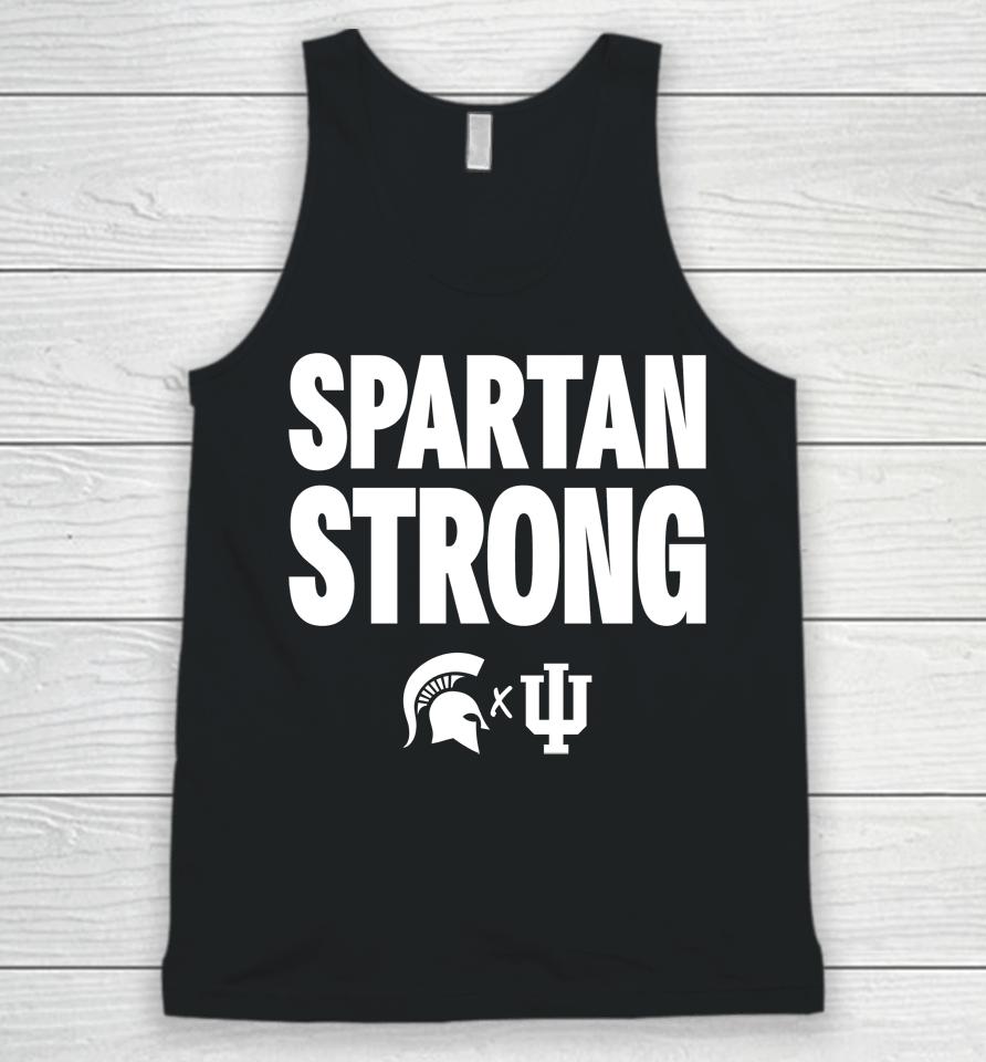 Spartan Strong Michigan State Vs Indiana Basketball Unisex Tank Top