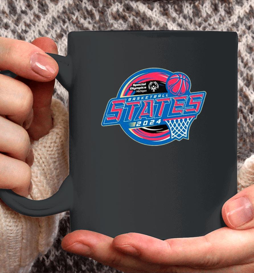 Special Olympics Michigan 2024 Basketball States Coffee Mug