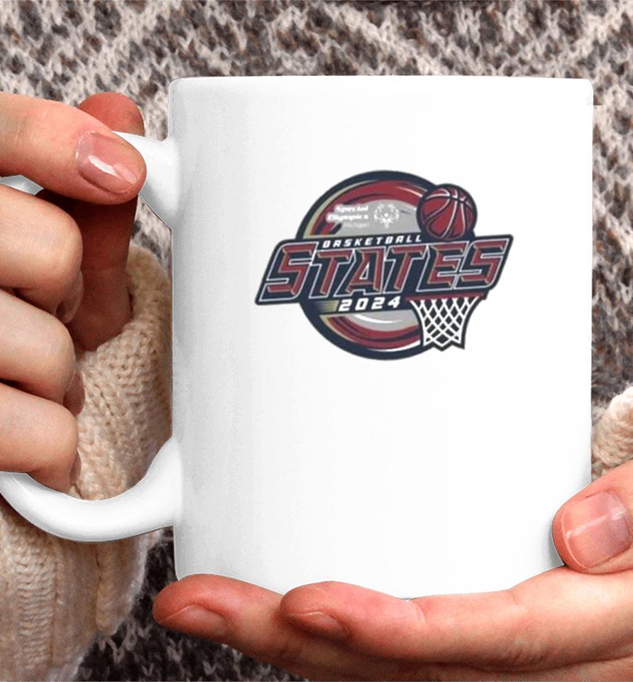 Special Olympics Michigan Basketball States 2024 Logo Coffee Mug