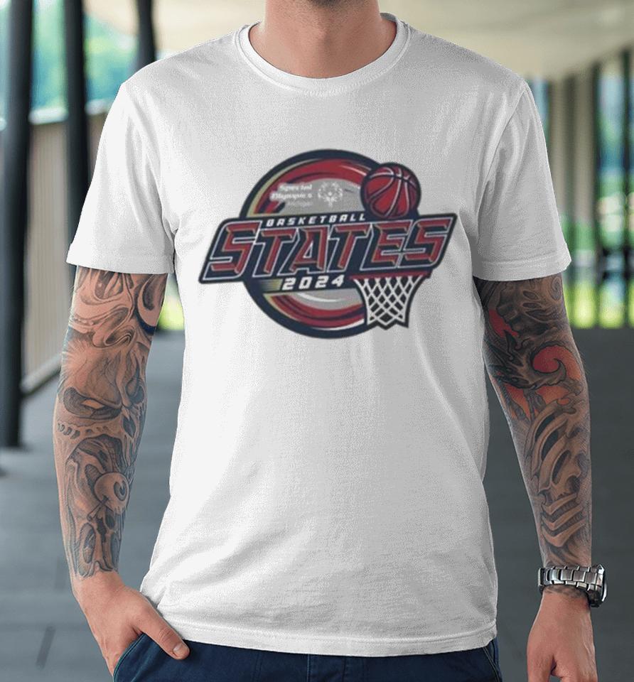 Special Olympics Michigan Basketball States 2024 Logo Premium T-Shirt