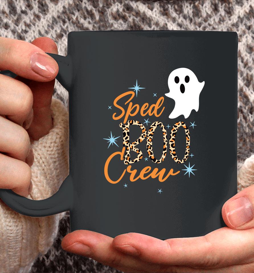 Sped Boo Crew Teacher Halloween Halloween Coffee Mug