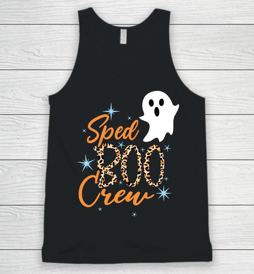 Sped Boo Crew Teacher Halloween Halloween Unisex Tank Top