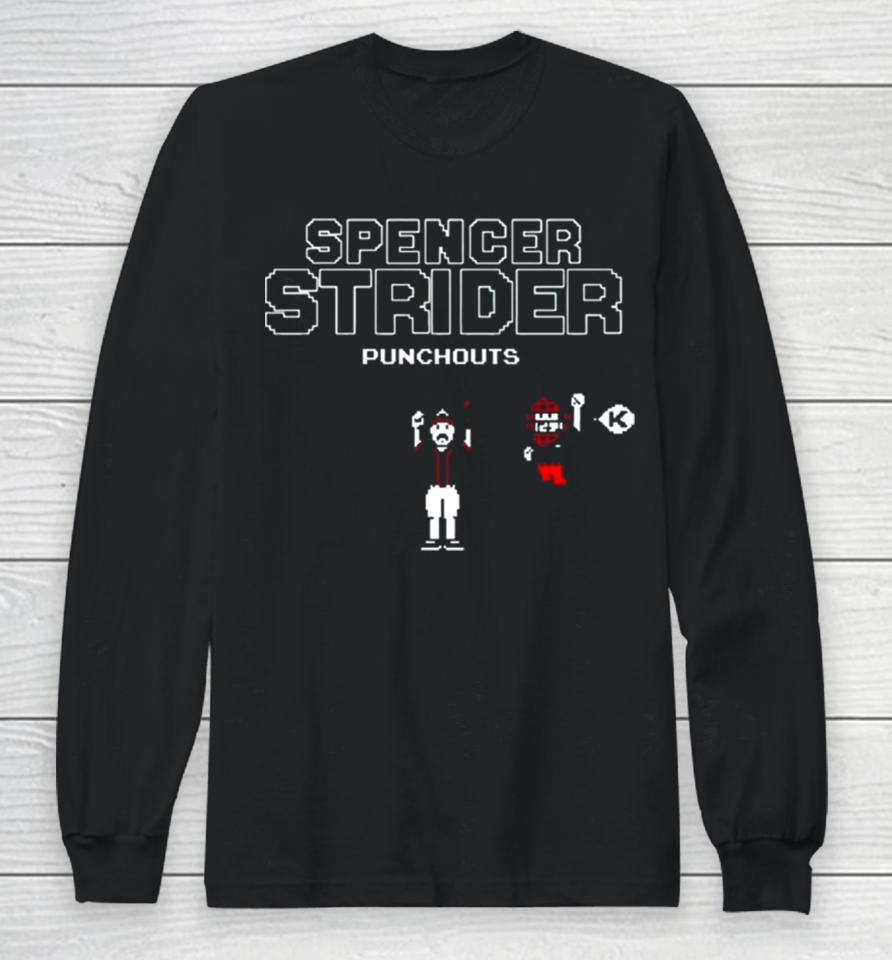 Spencer Strider Punchouts Long Sleeve T-Shirt