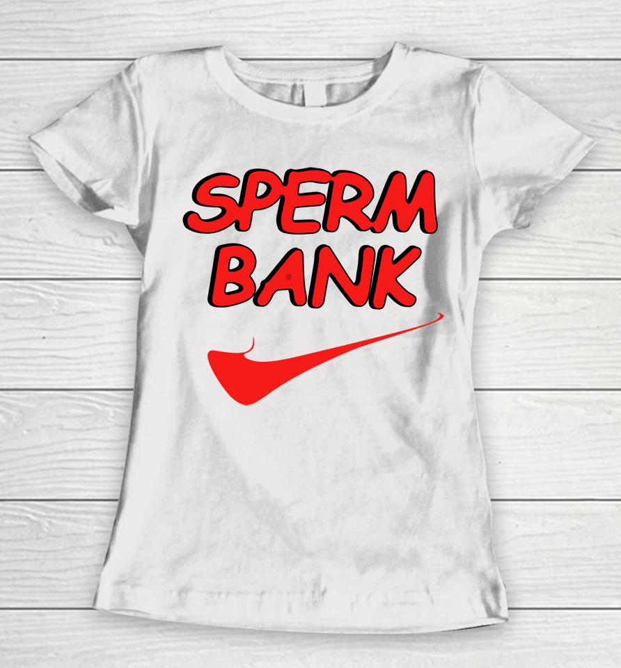 Sperm Bank Athletic Women T-Shirt