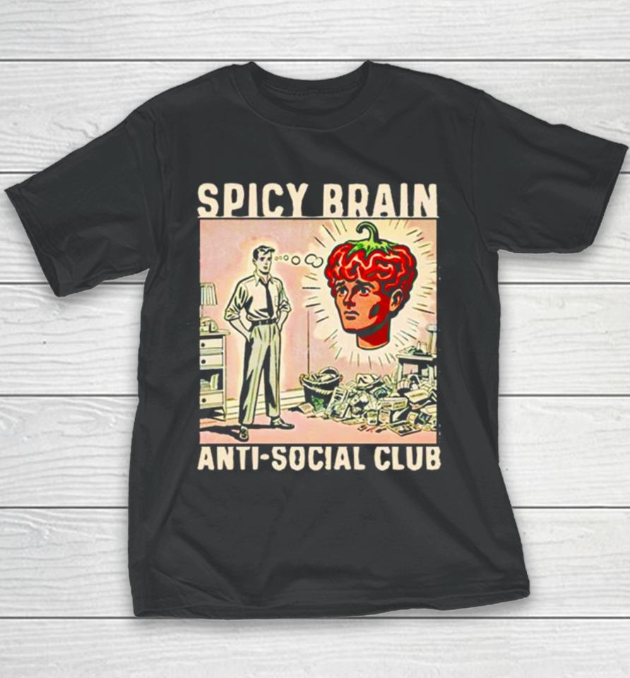Spicy Brain Anti Social Club Youth T-Shirt