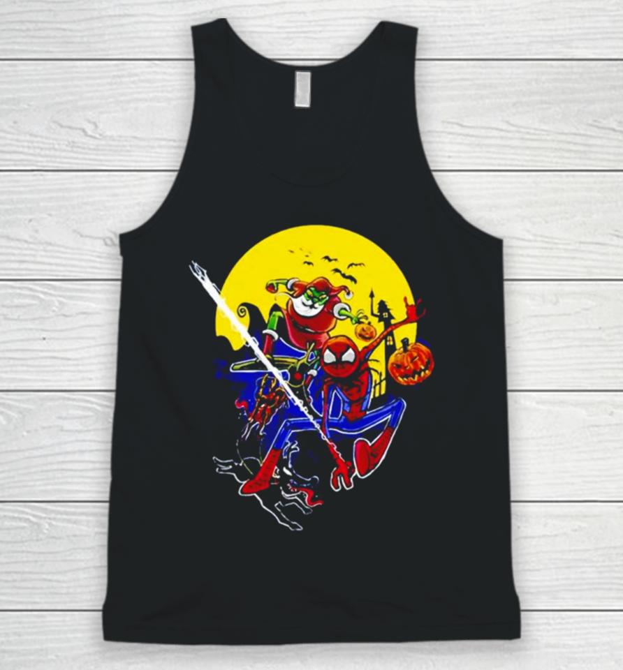 Spider Man Spidey The Nightmare Before Christmas Before Christmas Unisex Tank Top