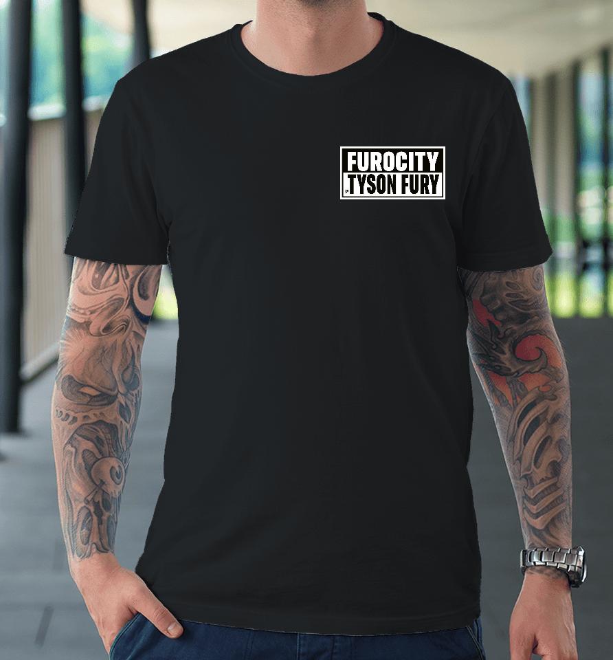 Spinnin Backfist Furocity By Tyson Fury Logo Premium T-Shirt