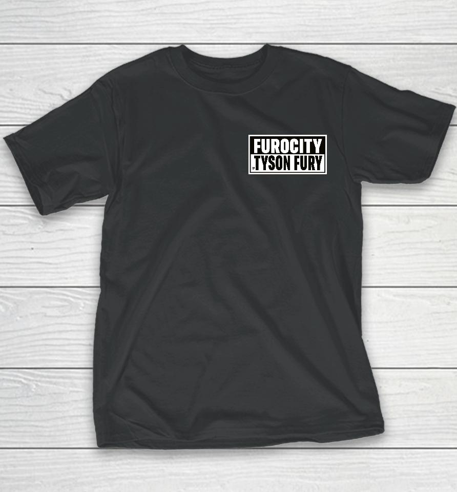 Spinnin Backfist Furocity By Tyson Fury Logo Youth T-Shirt