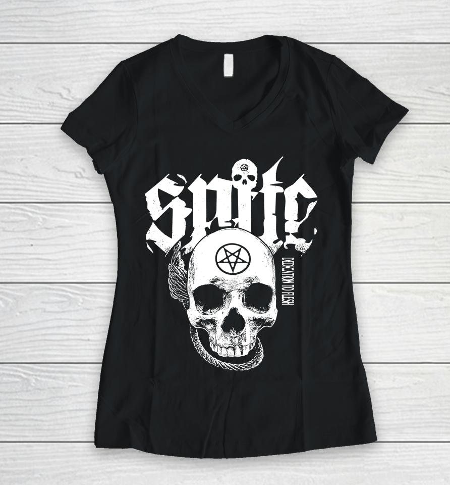 Spite Shop Realistified Women V-Neck T-Shirt